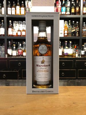 Mortlach 15 Jahre Gordon & MacPhail mit 0,7l und 43% Mortlach 15 Jahre Gordon & MacPhail mit 0,7l und 43%