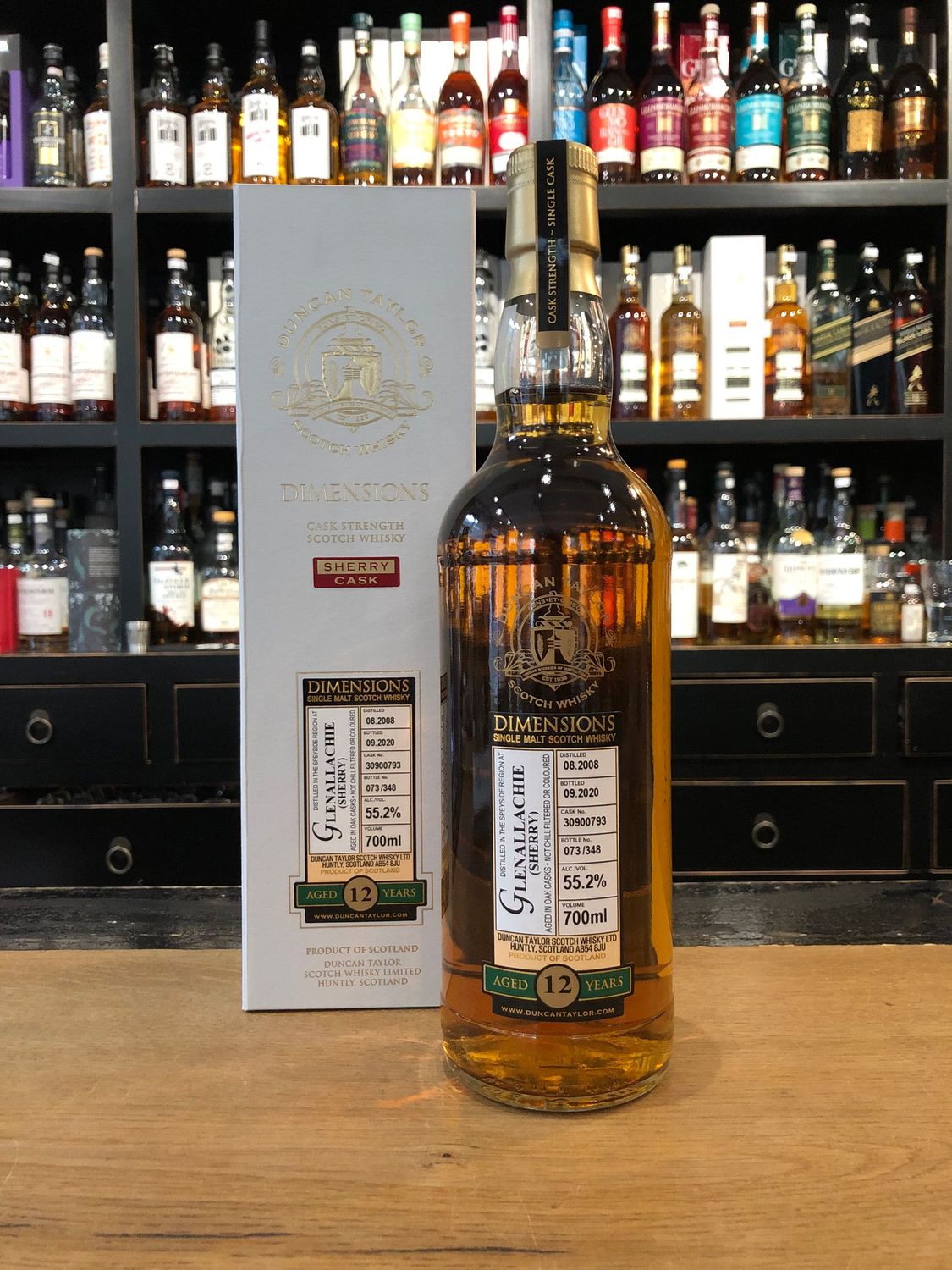 Glenallachie 12 Jahre Sherry Dimensions mit 0,7L und 55,2%