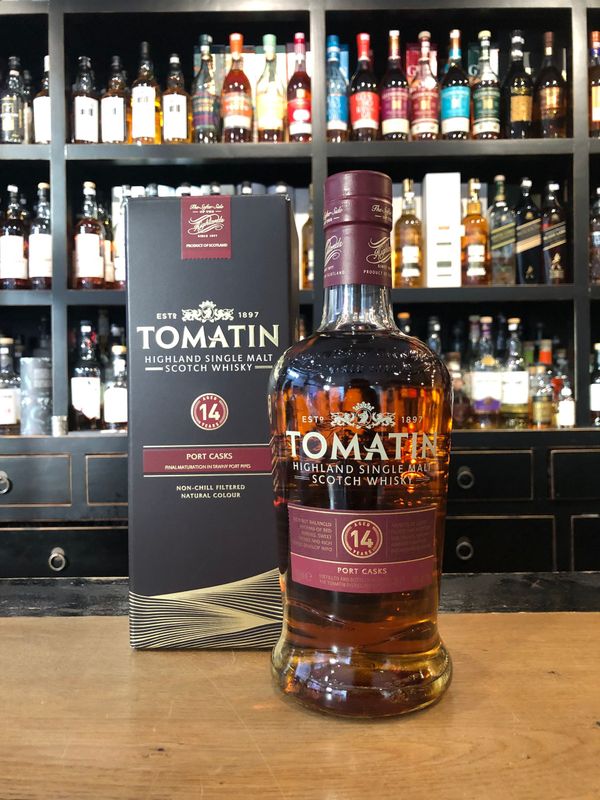 Tomatin Port Wood Finish 14 Jahre mit 0,7 L und 46% Tomatin Port Wood Finish 14 Jahre mit 0,7 L und 46%