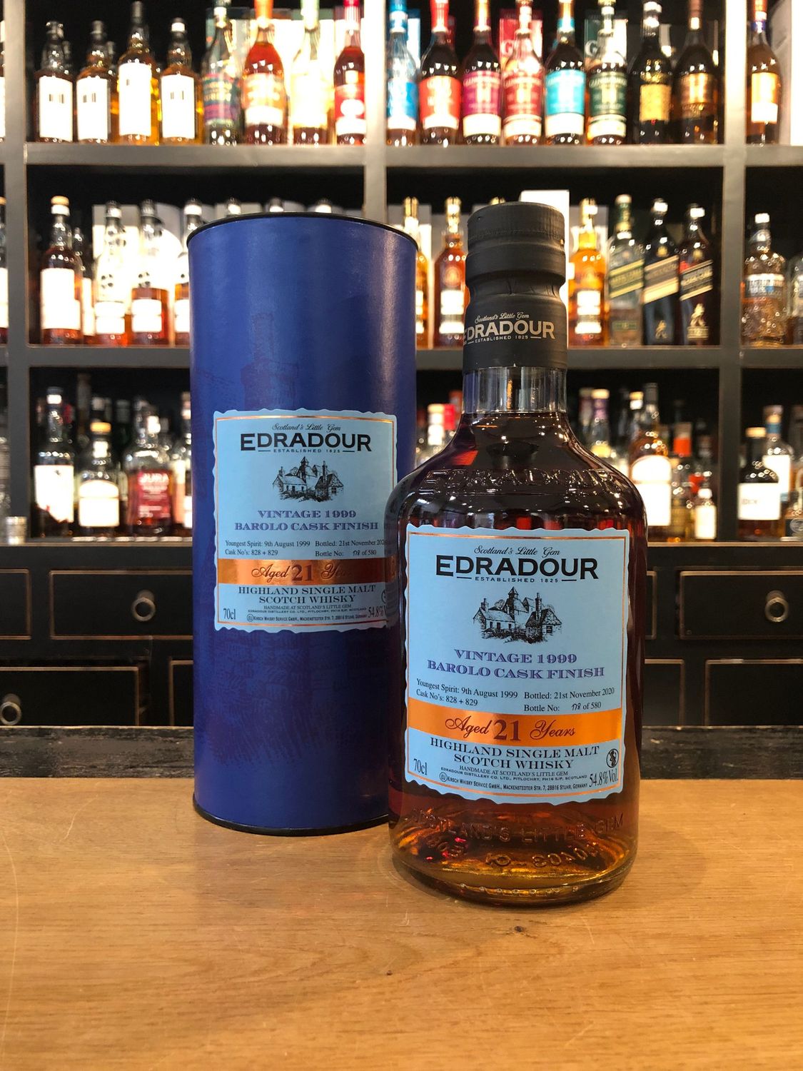 Edradour Barolo Cask 21 Jahre 1999/2020 mit 0,7L und 54,8%