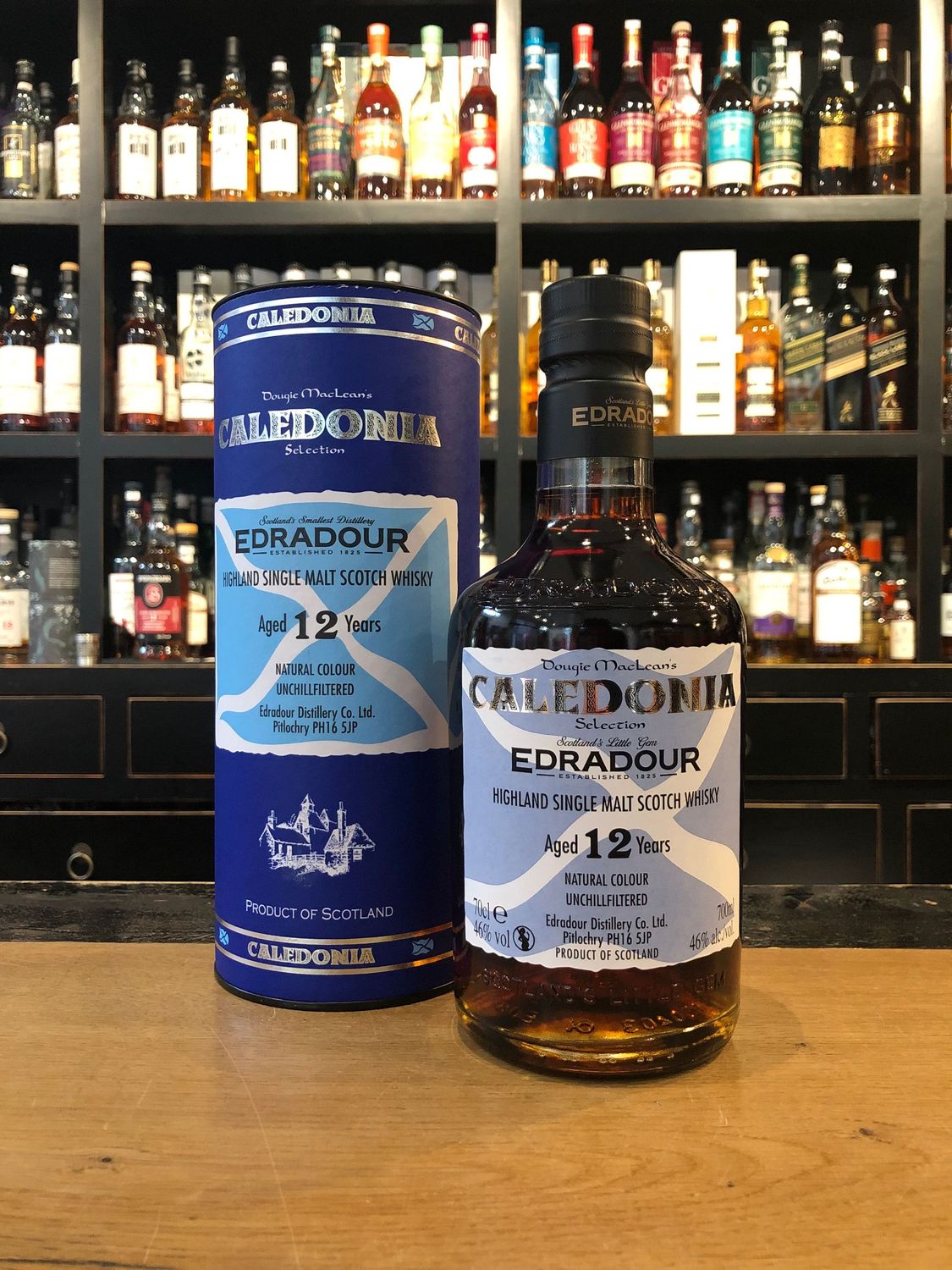 Edradour 12 Caledonia mit 0,7l mit 46%