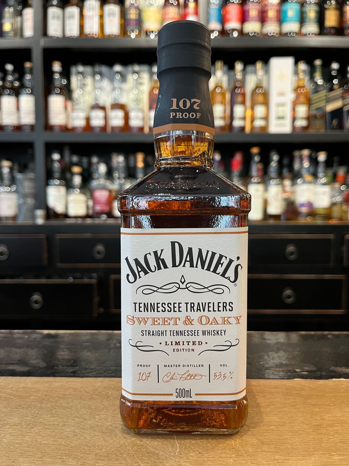Jack Daniel's Sweet & Oaky Limited Edition mit 0,5l und 53,5%