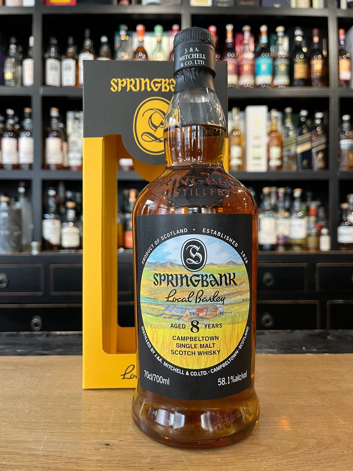 Springbank Local Barley 8 Jahre 2016/2024 mit 0,7l und 58,1%