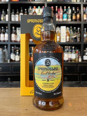 Springbank Local Barley 8 Jahre 2016/2024 mit 0,7l und 58,1% Springbank Local Barley 8 Jahre 2016/2024 mit 0,7l und 58,1%