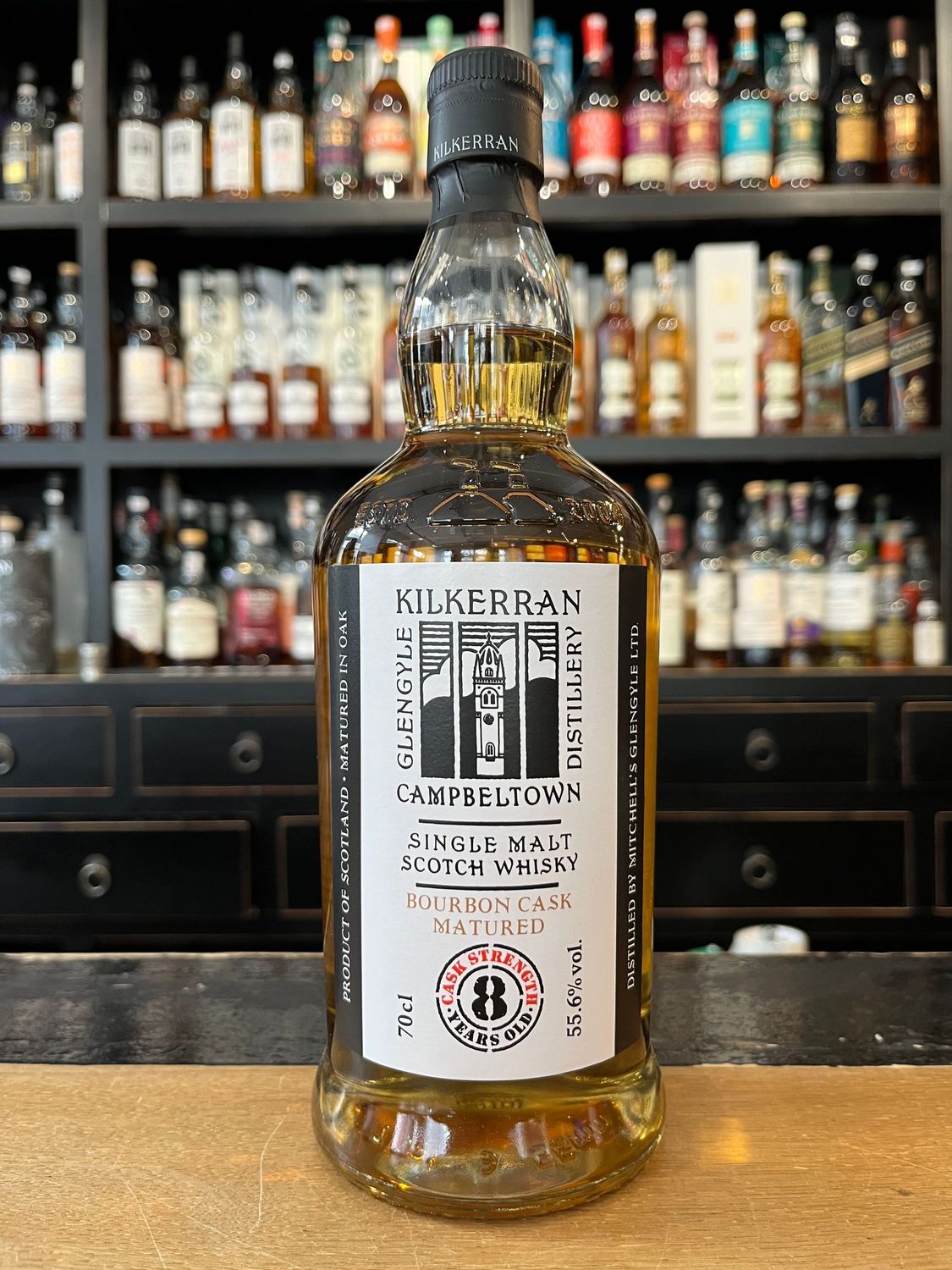 Kilkerran 8 Jahre Cask Strength Bourbon Cask 2025 mit 0,7l und 55,6%