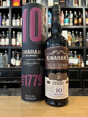 Kinahan’s 10 Jahre mit 0,7L und 46% Kinahan’s 10 Jahre mit 0,7L und 46%