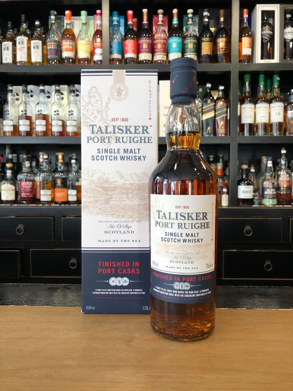 Talisker Port Ruighe mit 0,7 L und 45,8%