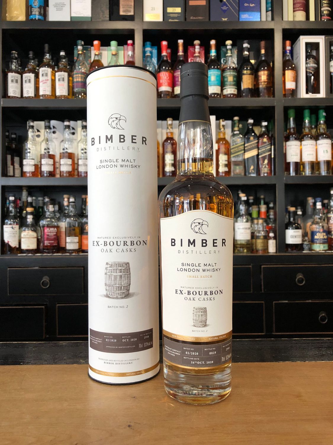 Bimber Ex-Bourbon Oak Batch 2 mit 0,7 L und 52,2%