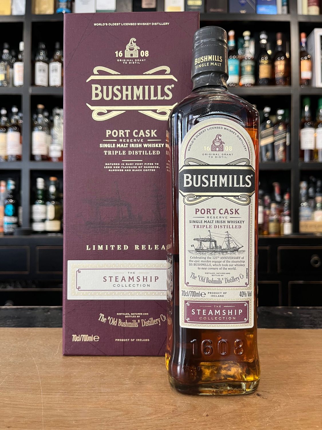 Bushmills Steamship Port Cask mit 0,7L und 40%