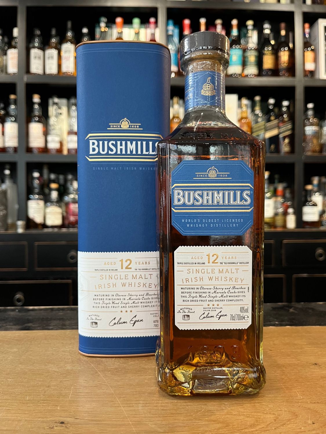 Bushmills 12 Jahre mit 0,7l und 40%