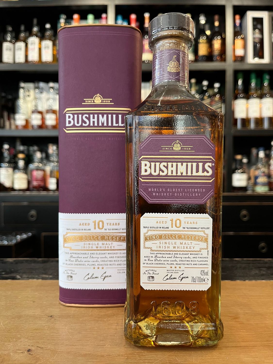 Bushmills 10 Jahre Vino Dulce Reserve mit 0,7l und 40%