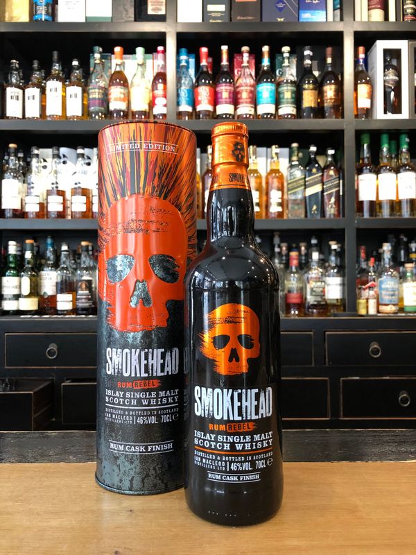 Smokehead Rum Rebel Limited Edition mit 0,7l und 46% Smokehead Rum Rebel Limited Edition mit 0,7l und 46%