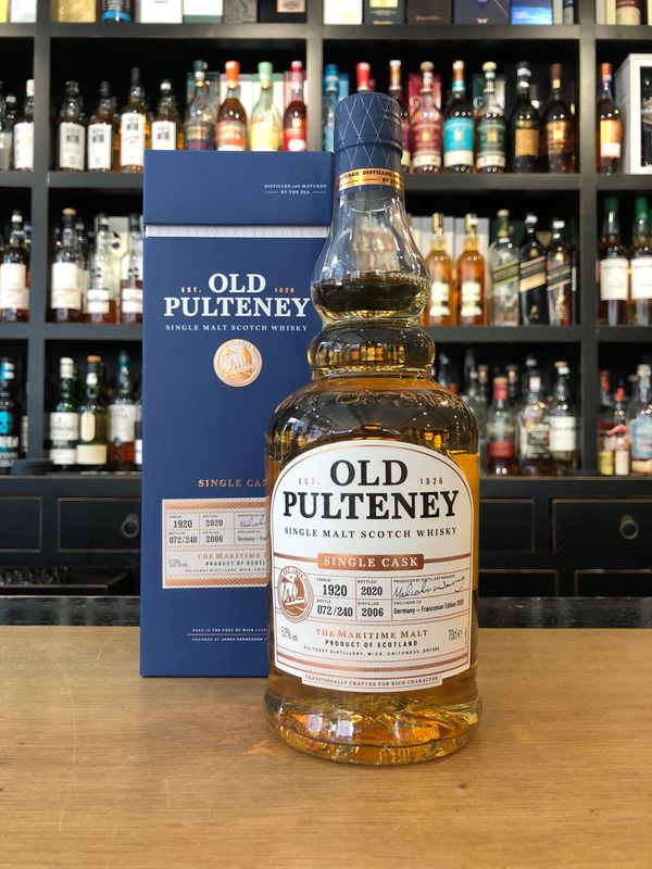 Old Pulteney 14 Jahre Franconian Edition 2020 nur 240 Flaschen Old Pulteney 14 Jahre Franconian Edition 2020 nur 240 Flaschen