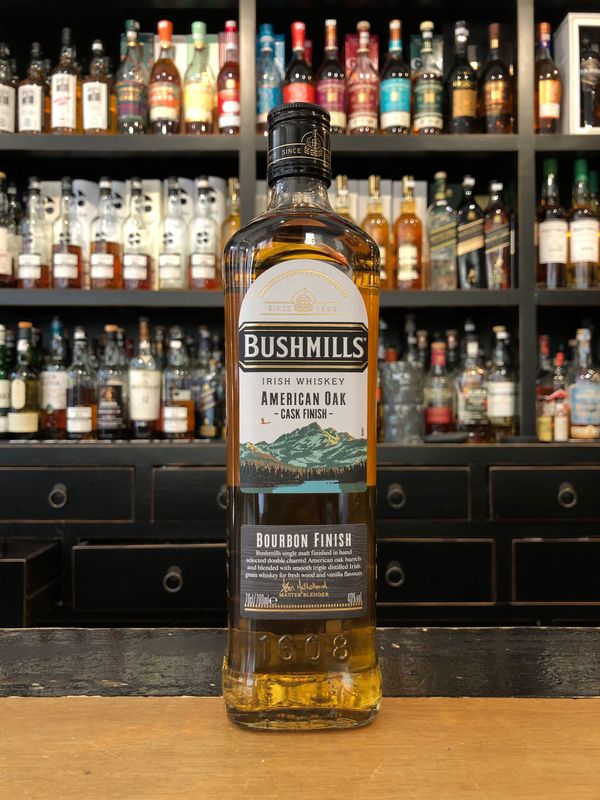 Bushmills American Oak Cask Finish mit 0,7 L und 40%