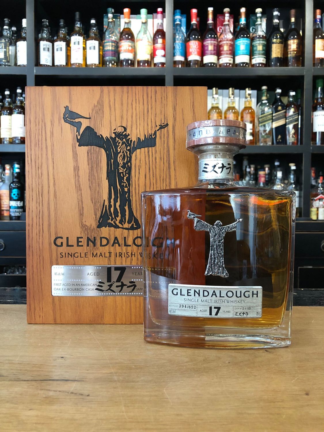 Glendalough 17 Jahre Mizunara Oak Finish mit 0,7L und 46% Limited Edition