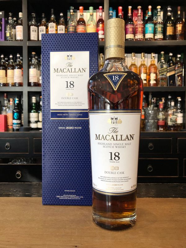 Macallan 18 Jahre Double Cask (2020) mit 0,7 L und 43% Macallan 18 Jahre Double Cask (2020) mit 0,7 L und 43%