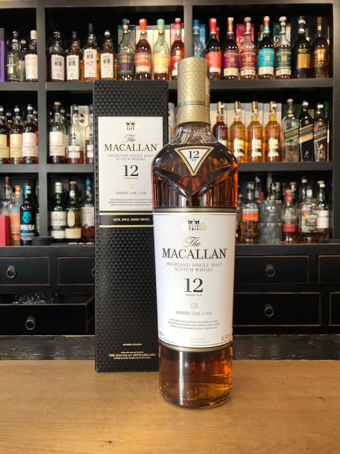 Macallan 12 Jahre Sherry Cask mit 0,7 L und 40%