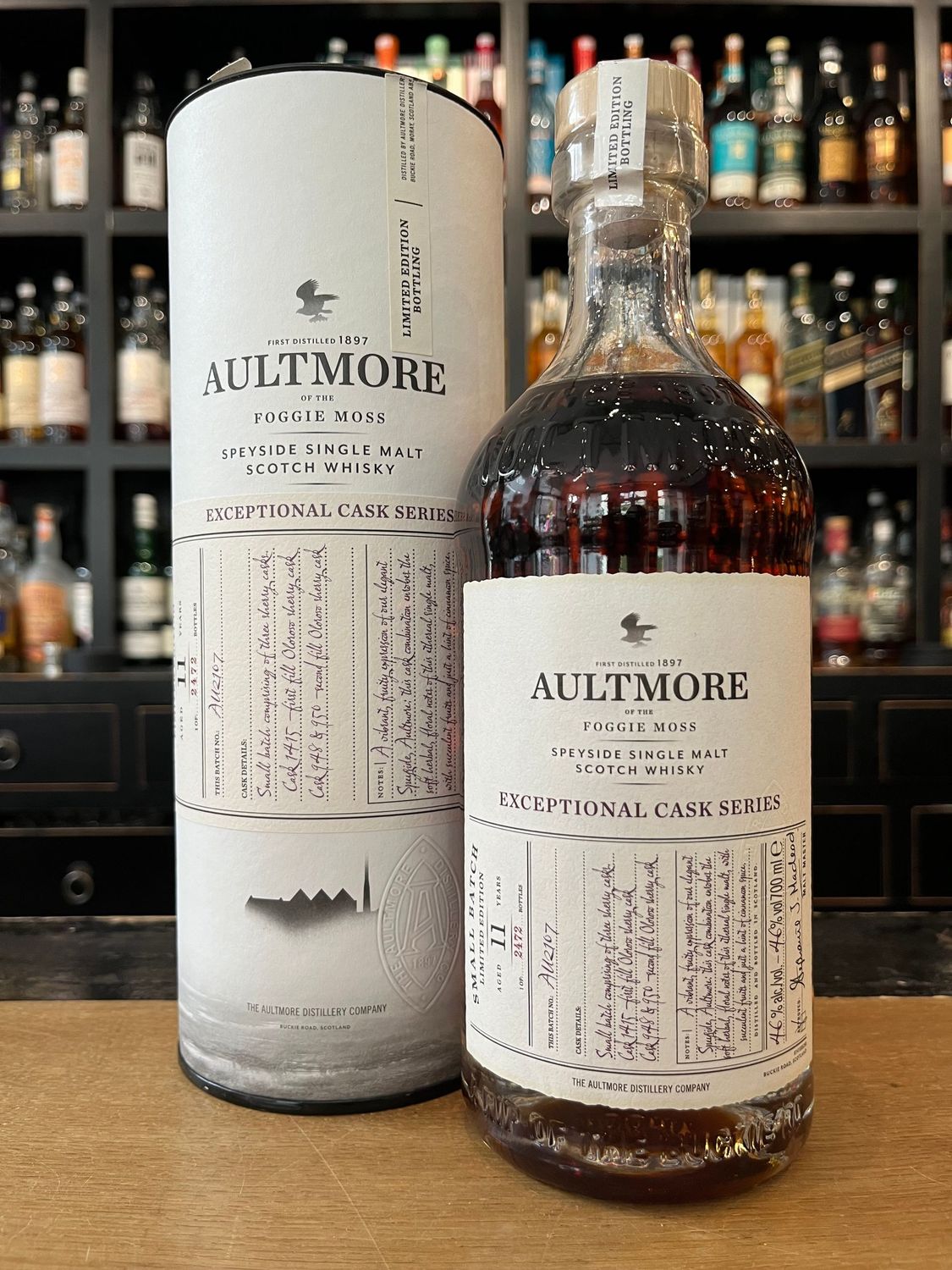 Aultmore 11 Jahre  Limited Edition Exceptional Cask mit 0,7 L und 46%