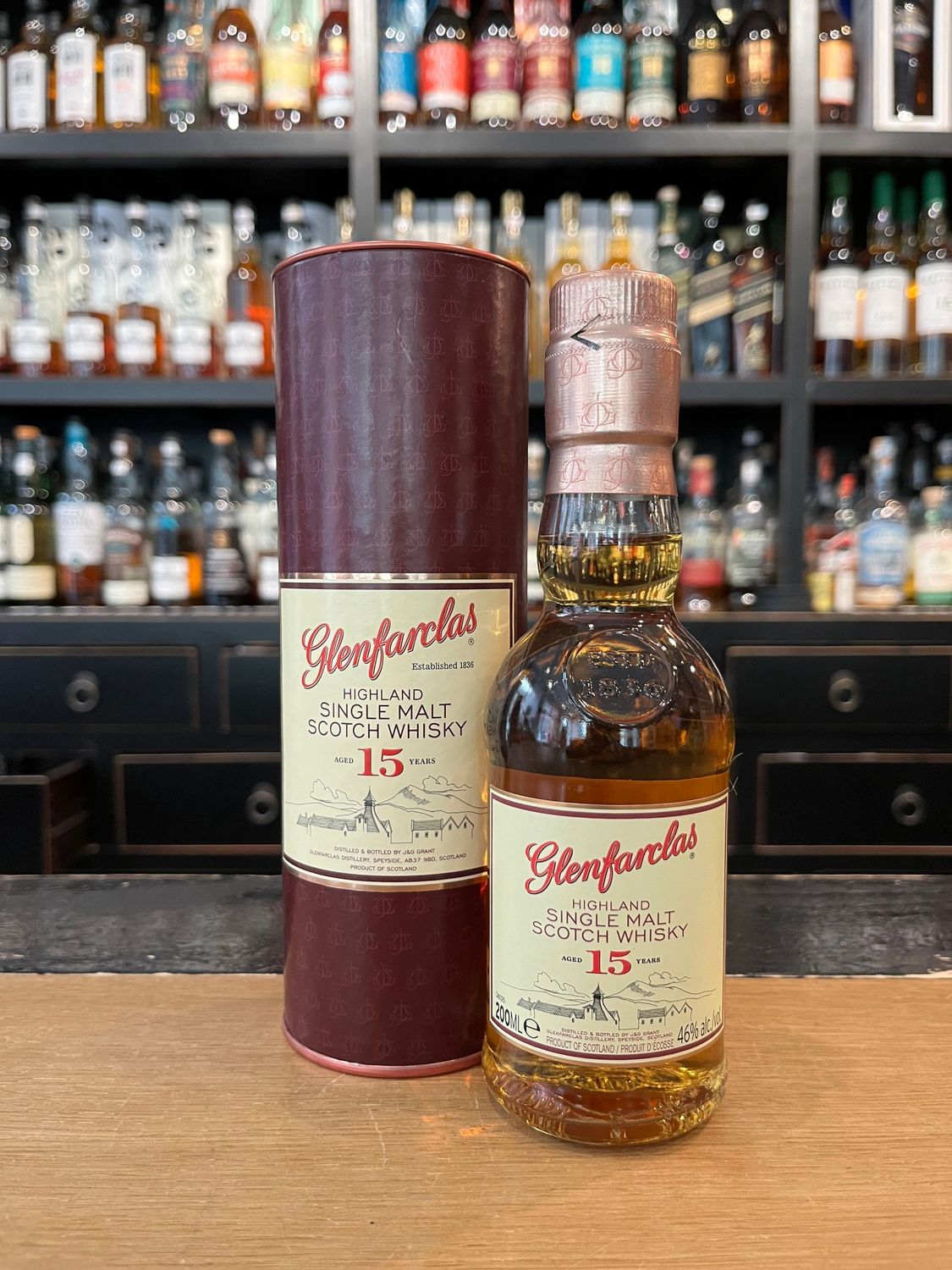 Glenfarclas 15 Jahre mit 0,2 L und 46%