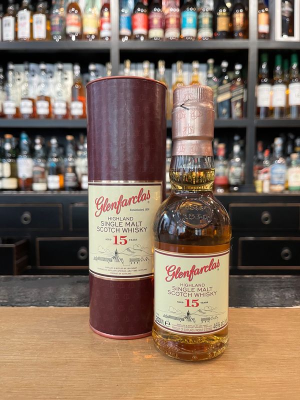 Glenfarclas 15 Jahre mit 0,2 L und 46% Glenfarclas 15 Jahre mit 0,2 L und 46%