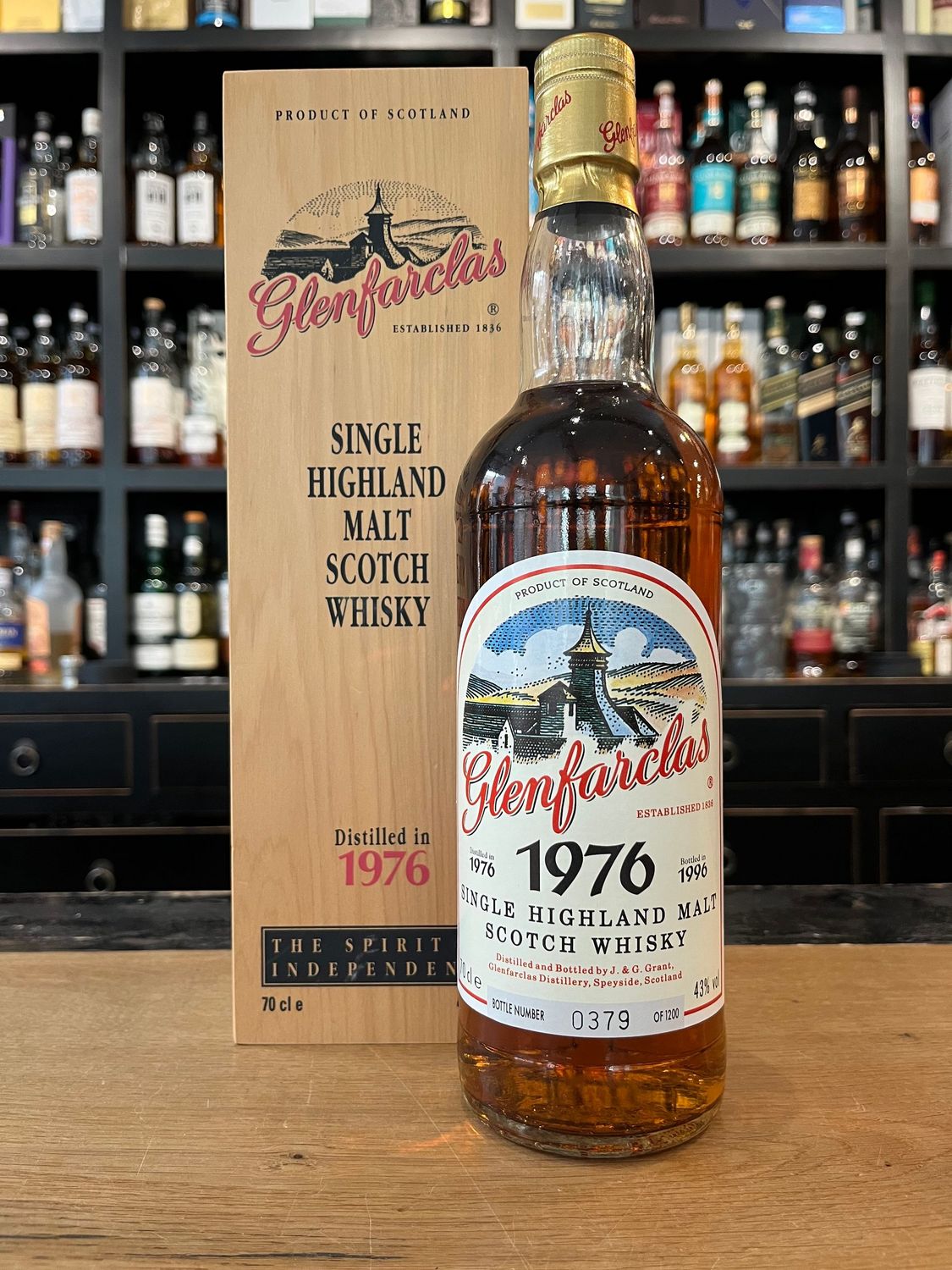 Glenfarclas 20 Jahre 1976/1996 mit 0,7 L und 43%