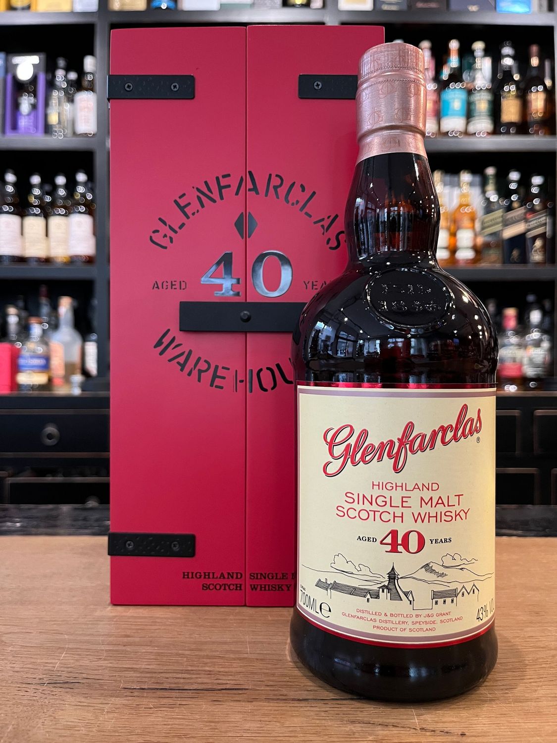 Glenfarclas 40 Jahre Warehouse Edition mit 0,7L und 43%
