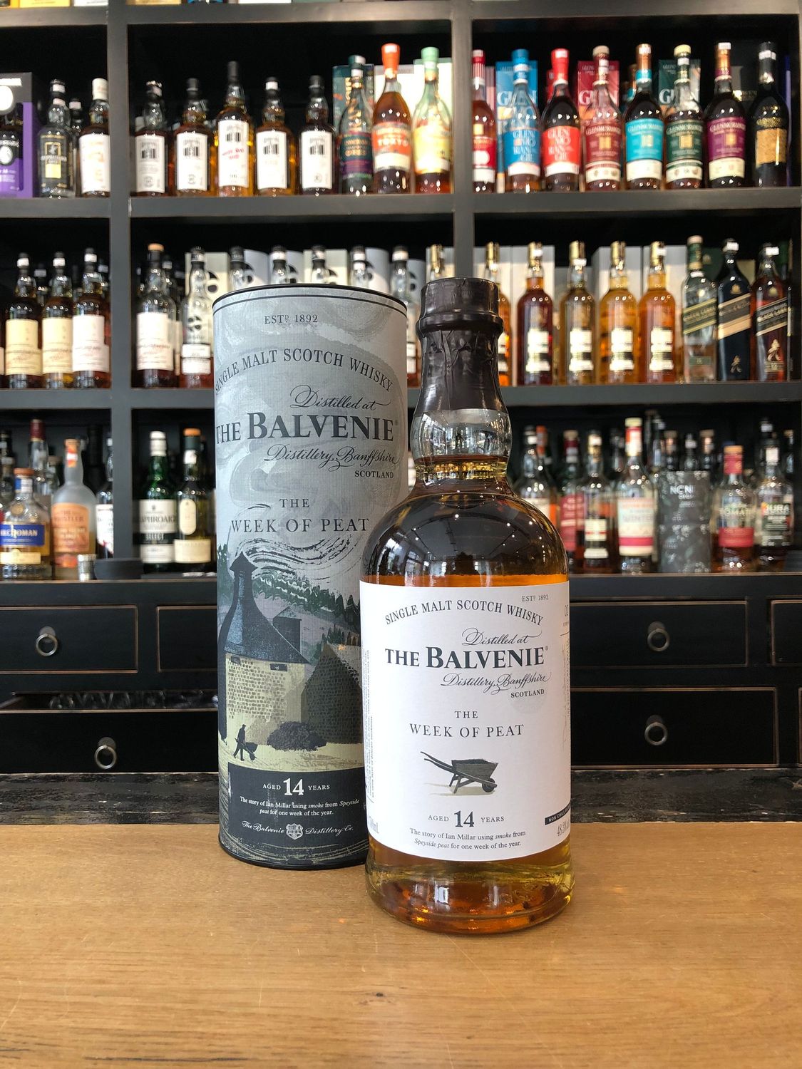 Balvenie 14 Jahre Peat Week mit 0,7L und 48,3%