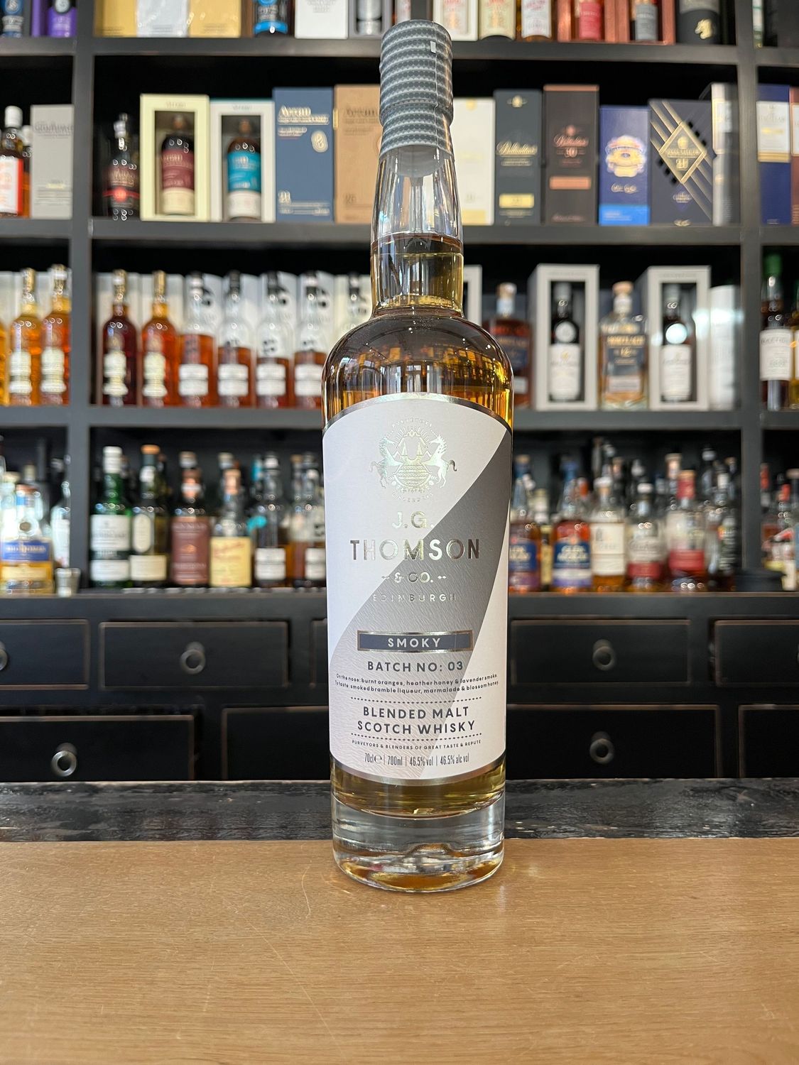 J.G. Thomson Smoky Blended Malt mit 0,7l und 46%
