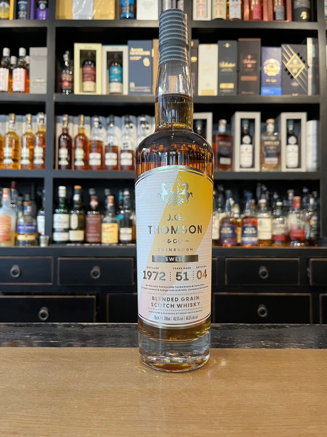 JG Thomson 51 Jahre 1972 Sweet Blended Malt Whisky mit 0,7l und 46,5%
