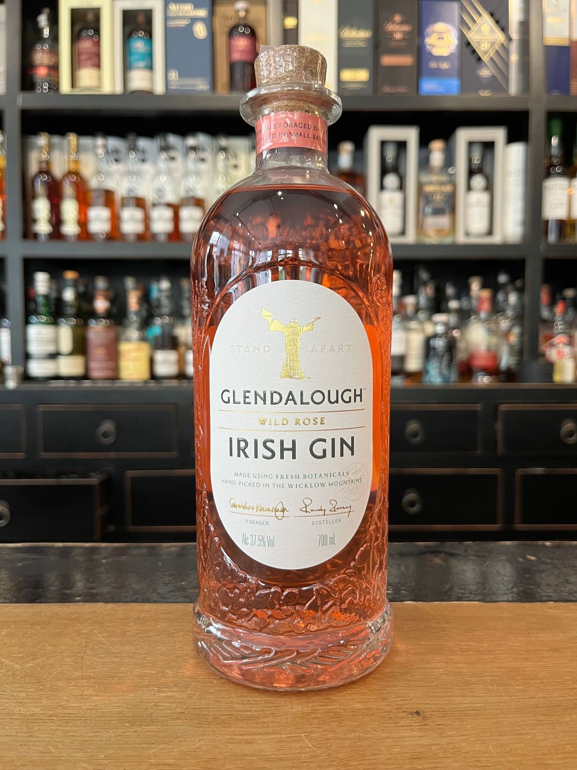 Glendalough Rosen Gin mit 0,7L und 37,5%
