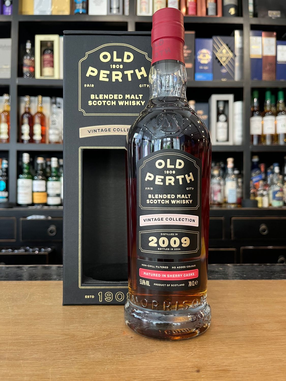 Old Perth Vintage Collection 2009 mit 0,7l und 53,6%