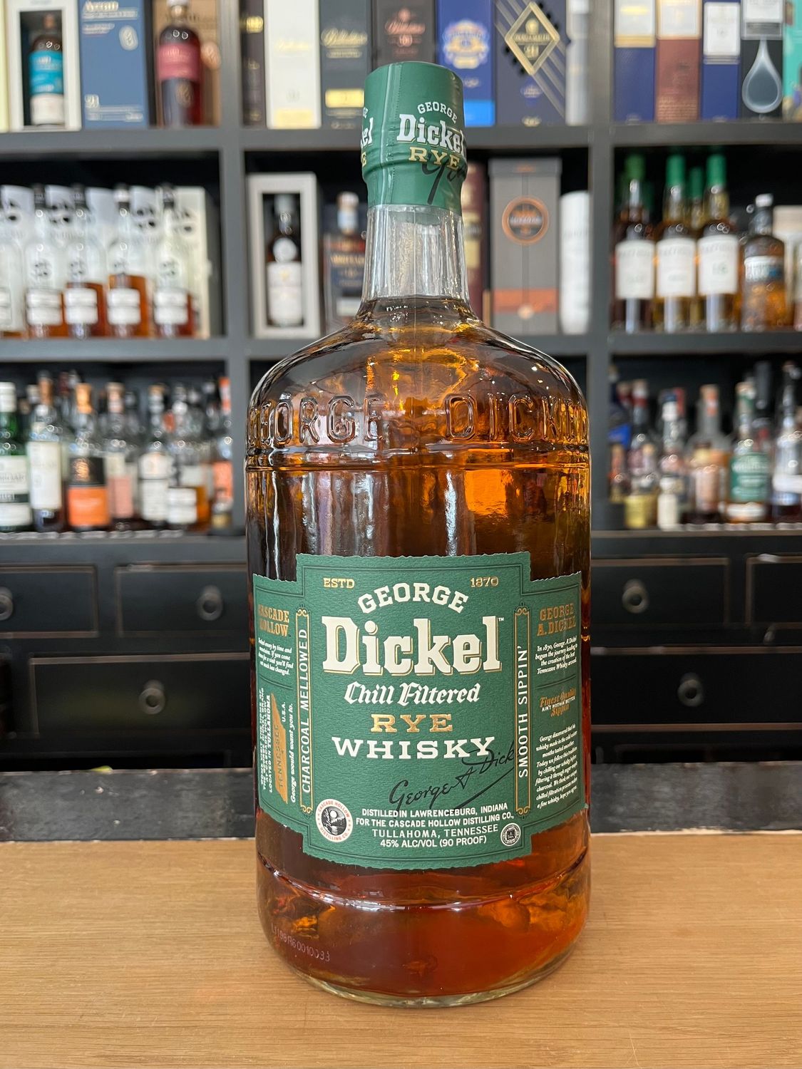 George Dickel Rye mit  1,75 l und 45%