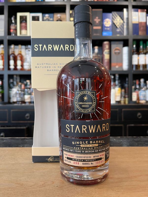 Starward Ambassador Cask #10355 mit 0,7l und 56,7% Starward Ambassador Cask #10355 mit 0,7l und 56,7%