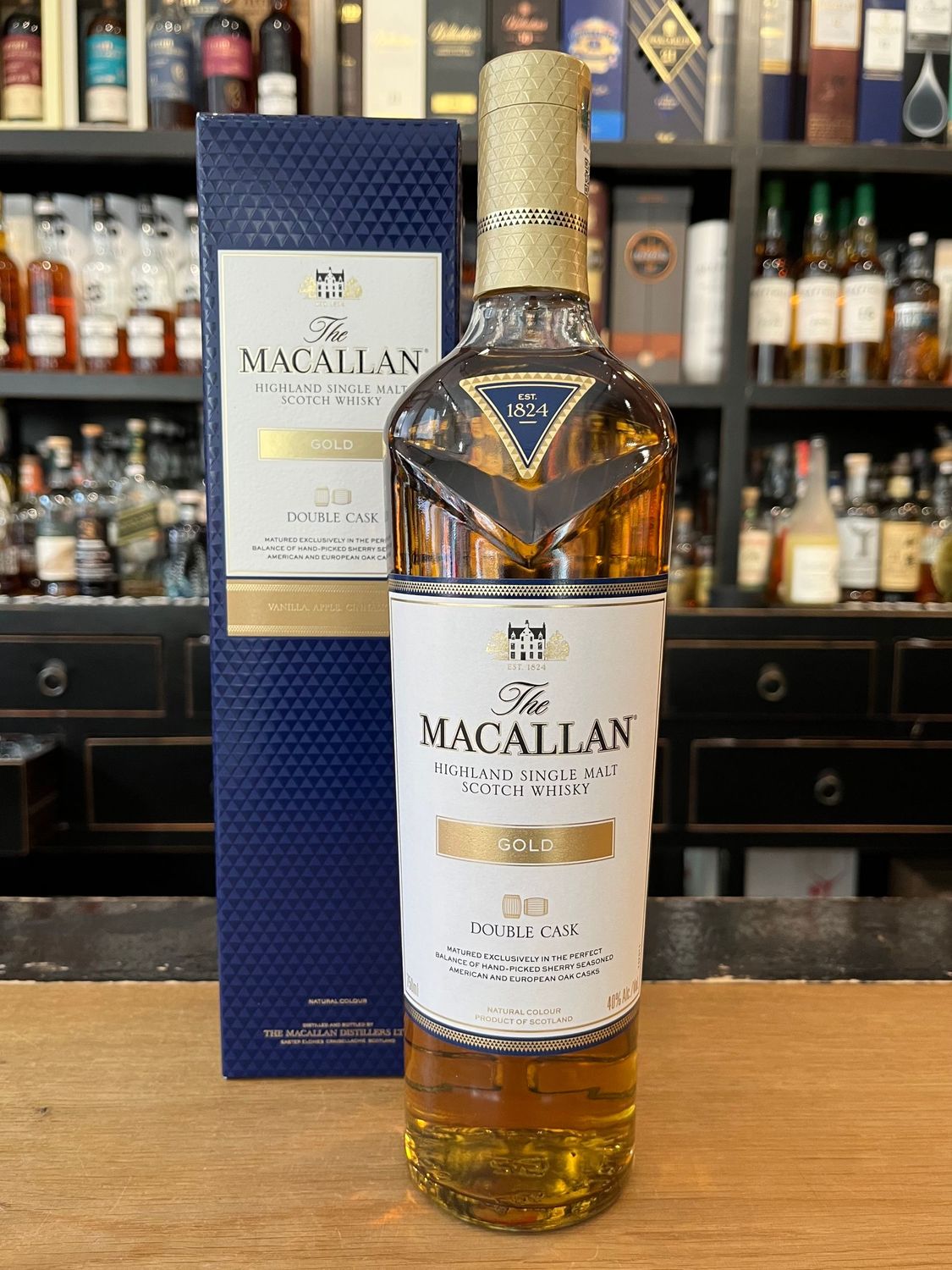 Macallan Double Cask Gold mit 0,7l und 40%