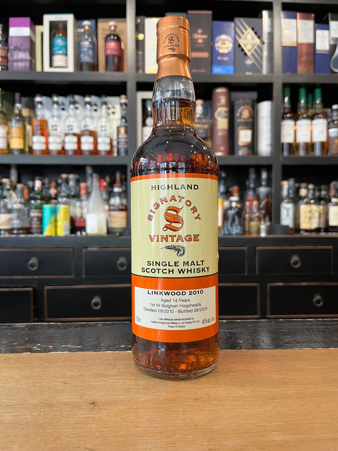 Linkwood 14 Jahre 2010/2024 Signatory Copper Series mit 0,7l und 46%