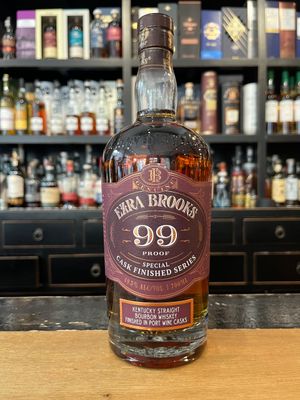 Ezra Brooks 99 Proof Port Wine Casks Finish mit 0,7l und 49,5% Ezra Brooks 99 Proof Port Wine Casks Finish mit 0,7l und 49,5%