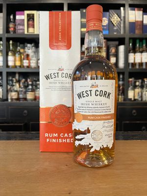 West Cork Rum Cask Finish mit 0,7 L und 43% West Cork Rum Cask Finish mit 0,7 L und 43%