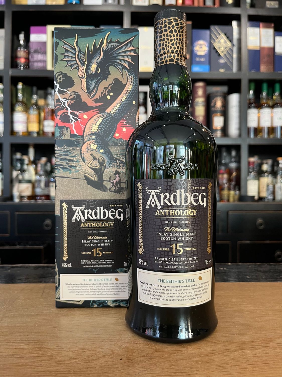 Ardbeg 15 Jahre Anthology The Beithir's Tale mit 0,7 L und 46%