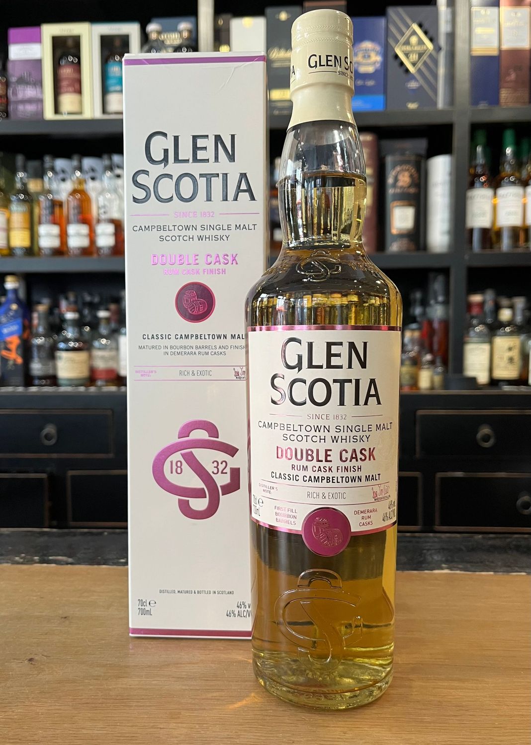 Glen Scotia Double Cask Rum Finish mit 0,7l und 46%