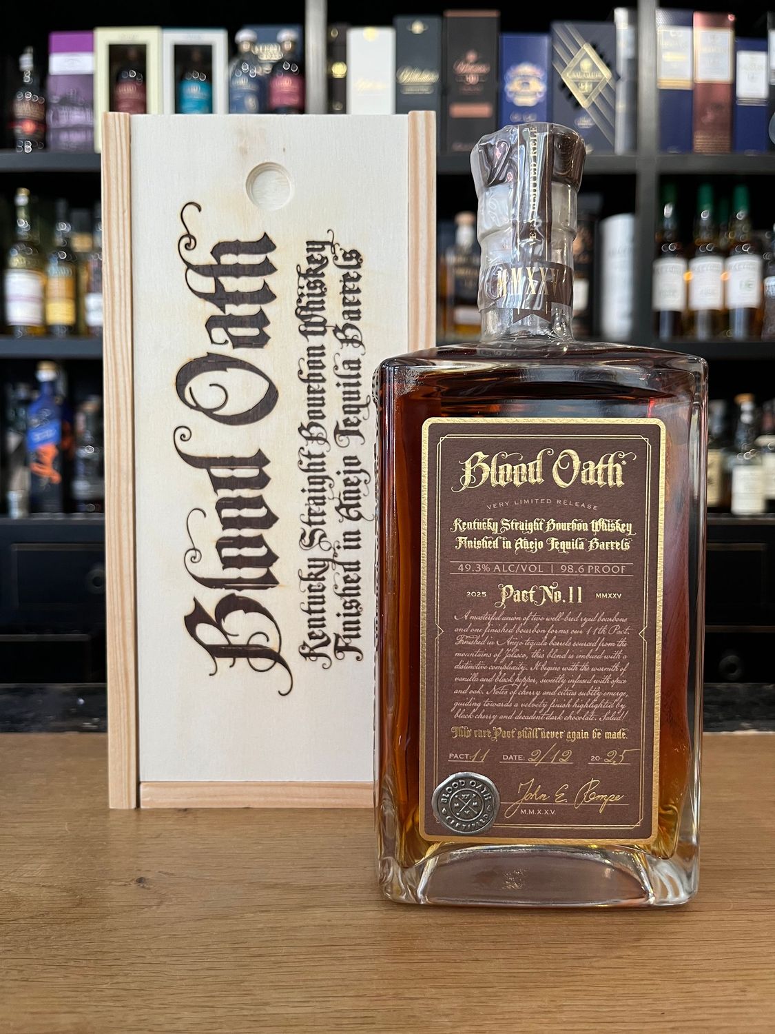 Blood Oath  14 Jahre Pact 11 Kentucky Straight Bourbon Whiskey (Añejo Barrel Finish)