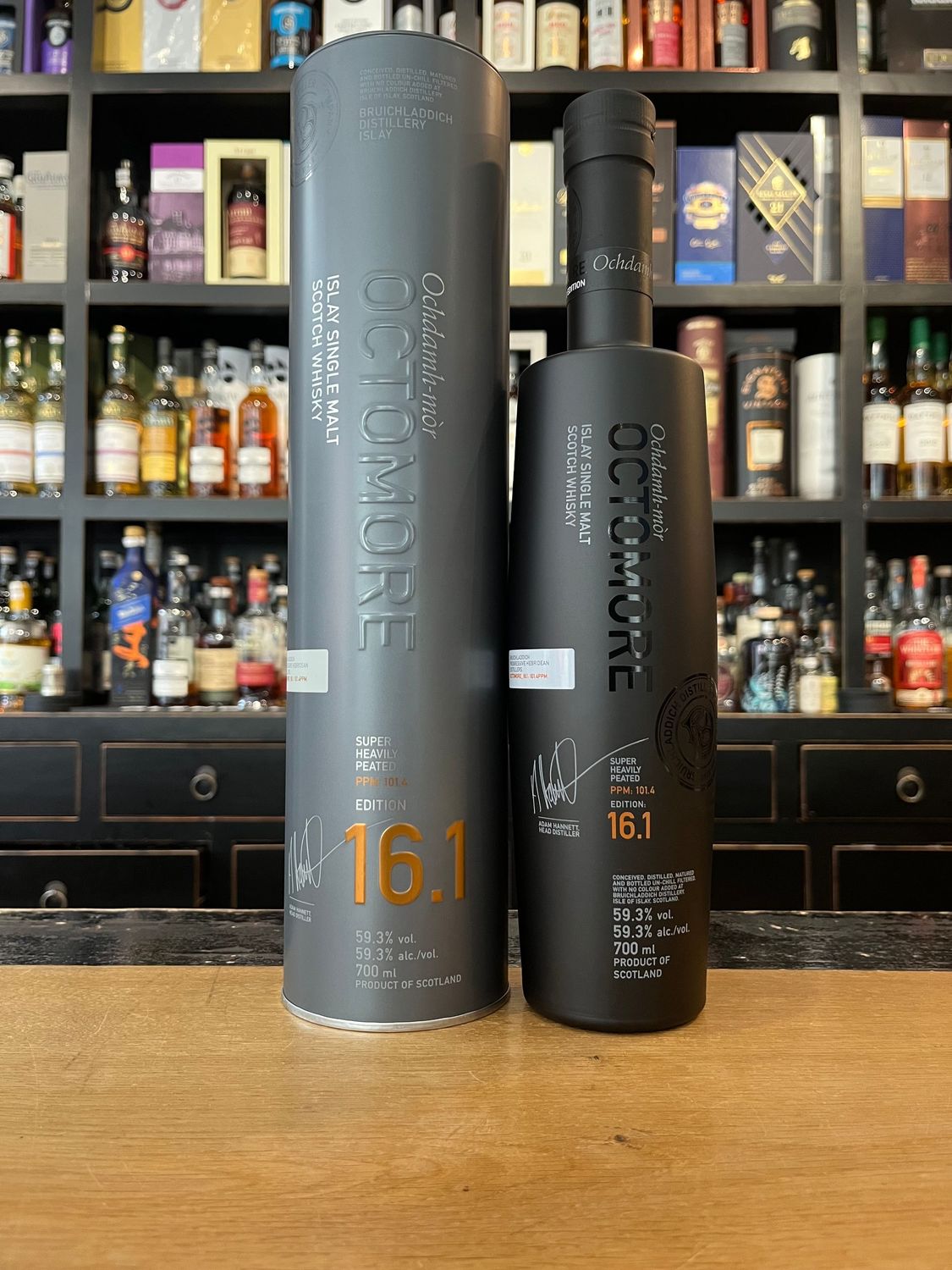 Octomore 16.1 Bruichladdich mit 0,7l und 59,3%