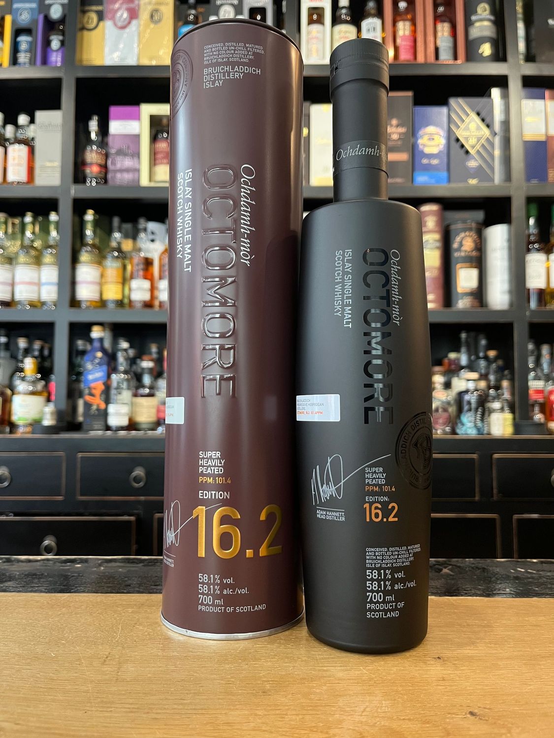 Octomore 16.2 Bruichladdich mit 0,7l und 58,1%
