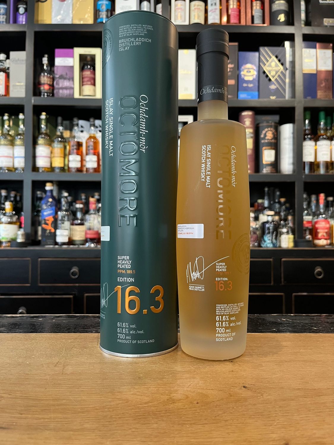 Octomore 16.3 Bruichladdich mit 0,7l und 61,6%