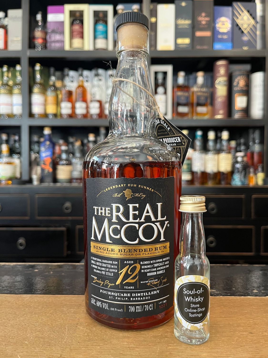 The Real McCoy Rum 12 Jahre Sample mit 2cl und 40%
