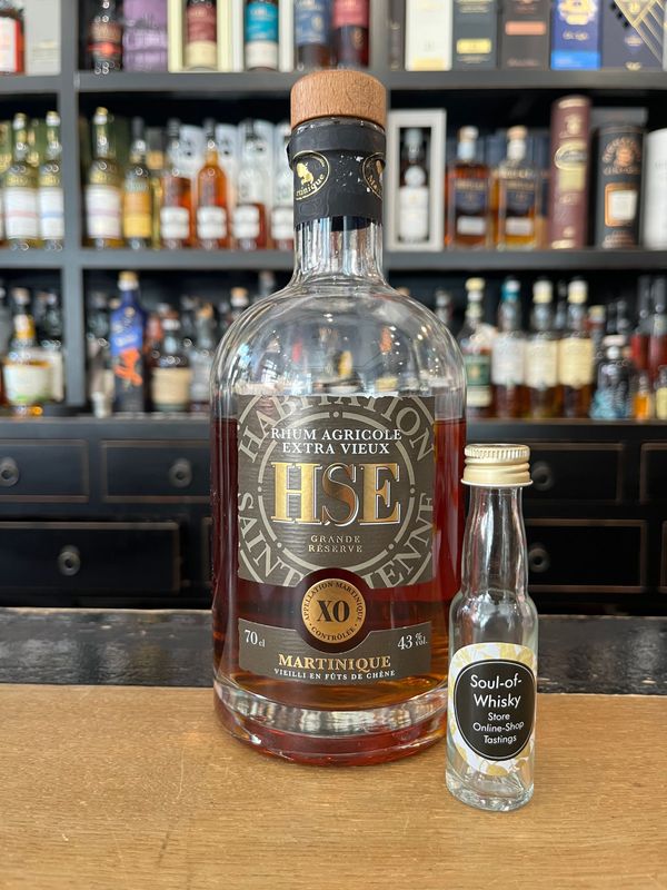 H.S.E. Rhum Agricole Extra Vieux XO Sample mit 2cl und 43%