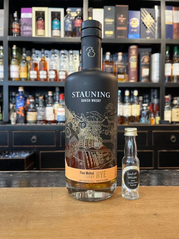 Stauning Floor Malted Rye Sample mit 2cl und 46% Stauning Floor Malted Rye Sample mit 2cl und 46%