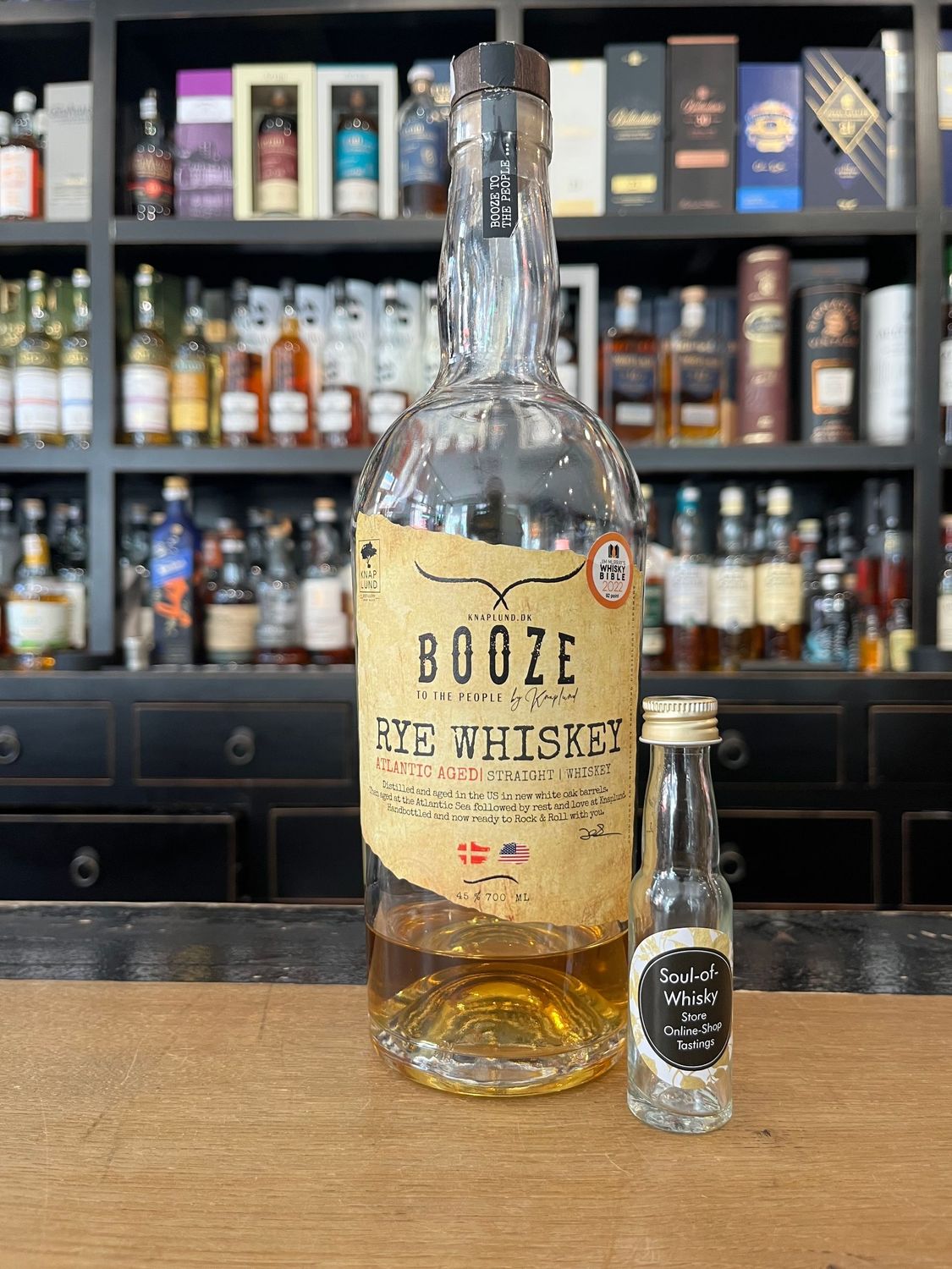 Booze Rye Whiskey Sample mit 2cl und 45%