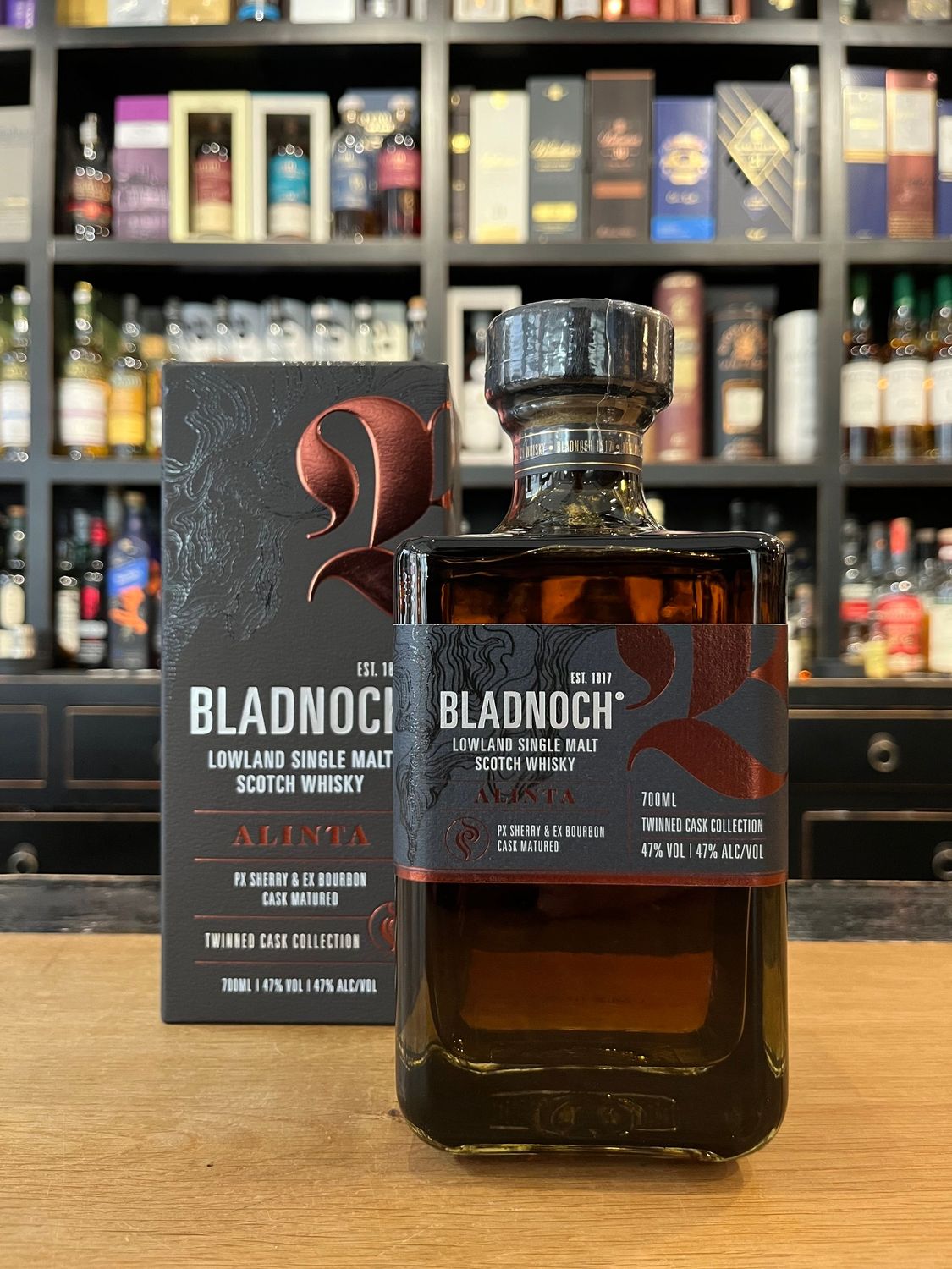 Bladnoch Alinta Classic Peated mit 0,7l und 47%