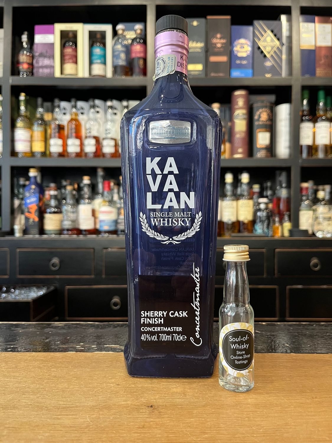 Kavalan Sherry Cask Sample mit 2cl und 40%