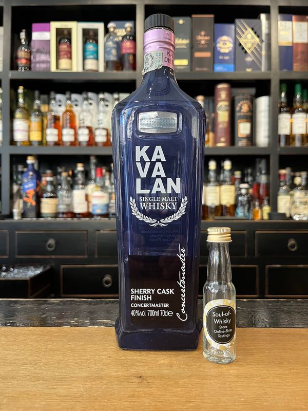 Kavalan Sherry Cask Sample mit 2cl und 40% Kavalan Sherry Cask Sample mit 2cl und 40%